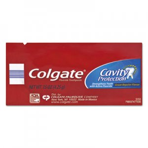 Colgate CPC50130 Cavity Protection Toothpaste, Regular Flavor, 0.15 oz Tube, 1000/Carton