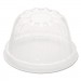 Dart DCC12HDLC D-T Sundae/Cold Cup Lids, Fits Foam Cups, Clear, 1,000 lids/CT, 50/PK, 20PK/CT