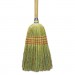 Boardwalk BWKBR10012 Upright Corn/Fiber Broom, 56", Lacquered Wood Handle, Natural, 6/Carton
