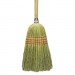 Boardwalk BWKBR10012 Upright Corn/Fiber Broom, 56", Lacquered Wood Handle, Natural, 6/Carton