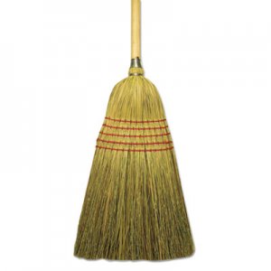 Boardwalk BWKBR10004 Corn/Fiber Lobby Brooms, 53.5", Natural, 6/Carton