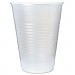 Fabri-Kal FABRK16 RK Ribbed Cold Drink Cups, 16oz, Translucent, 50/Sleeve, 20 Sleeves/Carton