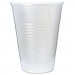 Fabri-Kal FABRK16 RK Ribbed Cold Drink Cups, 16oz, Translucent, 50/Sleeve, 20 Sleeves/Carton