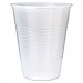 Fabri-Kal FABRK12 RK Ribbed Cold Drink Cups, 12oz, Translucent, 50/Sleeve, 20 Sleeves/Carton
