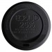 Eco-Products ECOEPHL16BR EcoLid 25% Recy Content Hot Cup Lid, Black, F/10-20oz, 100/PK, 10 PK/CT