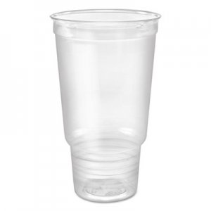 Dart DCC32AC Clear PET Cold Cups, 32 oz, Clear, 25/Bag, 20 Bags/Carton