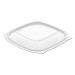 Dart DCCC2464BDL PresentaBowls Pro Clear Square Lids for 24-32 oz Bowls, 8.5 x 8.5 x 0.5