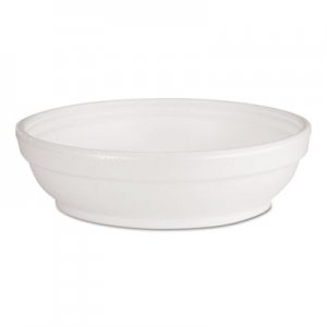 Dart DCC5B20 Insulated Foam Bowls, 5 oz, White, 50/Pack, 20 Packs/Carton