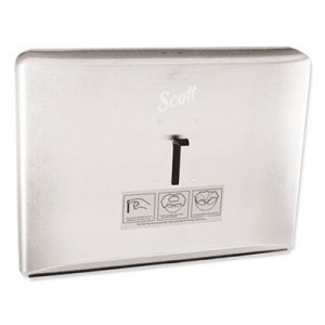 Scott KCC09512 Personal Seat Cover Dispenser, 16.6 x 2.5 x 12.3, Stainless Steel