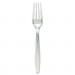 Dixie DXEFH017 Plastic Cutlery, Forks, Heavyweight, Clear