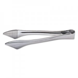 WNA WNARFTNG9 Reflections Heavyweight Plastic Utensils, Serving Tongs, Silver