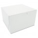 SCT SCH09455 Tuck-Top Bakery Boxes, Paperboard, White, 8 x 8 x 5
