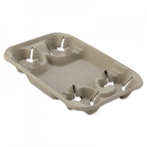 Chinet HUH20969CT StrongHolder Molded Fiber Cup/Food Tray, 8-22oz, Four Cups, 250/Carton