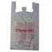 Barnes Paper Company BPC18830THYOU Thank You High-Density Shopping Bags, 18" x 30", White, 500/Carton
