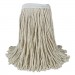 Boardwalk BWKCM20024 Banded Cotton Mop Heads, 24oz, White, 12/Carton