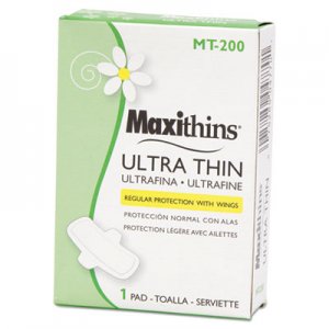 HOSPECO HOSMT200 Maxithins Vended Ultra-Thin Pads, 200/Carton