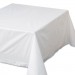 Hoffmaster HFM210066 Tissue/Poly Tablecovers, 72" x 72", White, 25/Carton