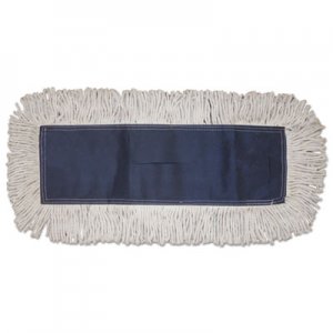 Boardwalk BWK1660CT Disposable Dust Mop Head, Cotton, Cut-End, 60w x 5d