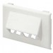 Panduit T70FH4IW Pan-Way Classic 1 Gang 4 Socket Snap-on Faceplate