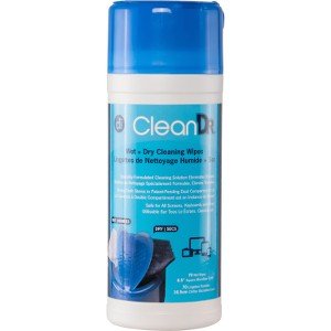 Digital Innovations 40308 CleanDr Wet/Dry Streak-Free Wipes, 70-pack