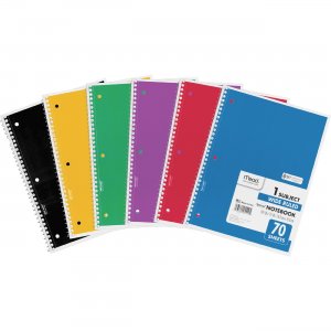Mead 05510BD Spiral Bound 1-subject Notebooks