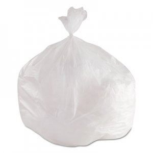 Inteplast Group IBSS434822N High-Density Can Liner, 43 x 48, 56gal, 22mic, Natural, 25/Roll, 8 Rolls/Carton