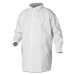 KleenGuard KCC44445 A40 Liquid and Particle Protection Lab Coats, 2X-Large, White, 30/Carton
