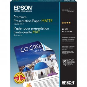 Epson S041568 Double-Sided Matte Presentation Paper