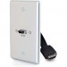 C2G 39870 Single Gang Wall Plate with HDMI Pigtail Aluminum