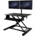 StarTech.com BNDSTSLGDUAL Dual Monitor Sit-Stand Desk Converter - 35" Wide Work Surface
