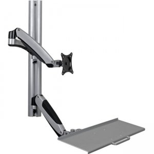 Tripp Lite WWSS1327RWTC Single-Display Sit-Stand Wall-Mount Workstation with Thin-Client Mount