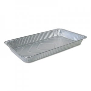 Durable Packaging DPKFS780070 Aluminum Steam Table Pans, Full Size, Medium, 50/Carton