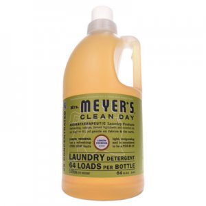 Mrs. Meyer's SJN651369 Liquid Laundry Detergent, Lemon Verbena Scent, 64 oz Bottle, 6/Carton
