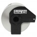 Brother P-Touch BRTDK1247 DK1247 Label Tape, 4.07" x 6.4", Black on White, 180/Roll