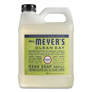 Mrs. Meyer's SJN651327EA Clean Day Liquid Hand Soap Refill, Lemon Verbena, 33 oz
