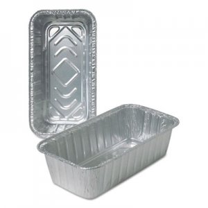 Durable Packaging DPK510035 Aluminum Loaf Pans, 2 lb, 500/Carton