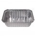 Durable Packaging DPK24530500 Aluminum Closeable Containers, 1.5 lb Deep Oblong, 500/Carton