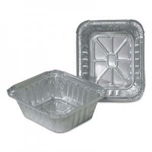 Durable Packaging DPK220301000 Aluminum Closeable Containers, 1 lb Oblong, 1000/Carton