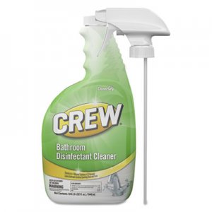 Diversey DVOCBD540199 Crew Bathroom Disinfectant Cleaner, Floral Scent, 32 oz Spray Bottle, 4/Carton