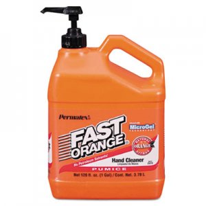 FAST ORANGE ITW25219CT Pumice Hand Cleaner, Citrus Scent, 1 gal Dispenser, 4/Carton