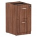 Alera ALEVA542822WA Alera Valencia Series File/File Full Pedestal File,15.63w x 20.5d x 28.5h, Modern Walnut