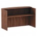 Alera ALEVA327236WA Alera Valencia Series Reception Desk with Transaction Counter, 71" x 35.5" x 42.5", Modern Walnut