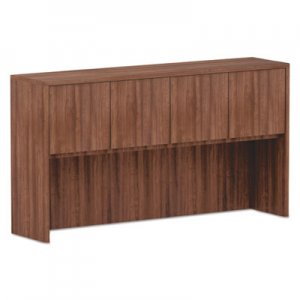 Alera ALEVA286615WA Alera Valencia Series Hutch, 3-Comp, 64.75w x 15d x 35.38h, Modern Walnut