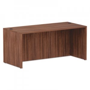 Alera ALEVA216630WA Alera Valencia Series Straight Front Desk Shell, 65" x 29.5" x 29.63", Modern Walnut