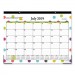 Blue Sky BLS105496 Teacher Dots Academic Year Desk Pad, 22 x 17, Assorted Color Dots, 2021-2022