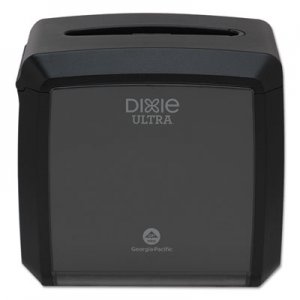 Dixie GPC54527A Tabletop Napkin Dispenser, 7.6" x 6.1" x 7.2", Black