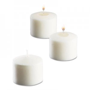 Sterno STE40104 Food Warmer Votive Candles, 10 Hour Burn, 1.46"d x 1.33'h, White, 288/Carton