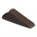 Master Caster MAS00985 Big Foot Doorstop, No-Slip Rubber, 2.25w x 4.75d x 1.25h, Brown, 12/Pack