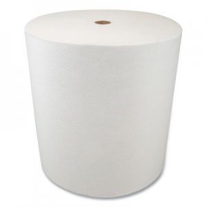 Morcon Tissue MORVT777 Mor-Soft Hardwound Roll Towels, 1-Ply, 7.5" x 550 ft, White, 6/Carton