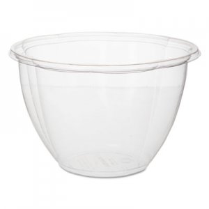 Eco-Products ECOEPSB48BASE Salad Bowls, Clear, 48 oz, 6 11/16" Dia, 300/Carton